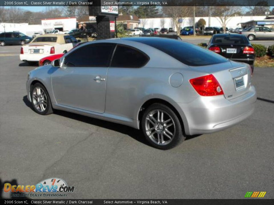 2006 Scion tC Classic Silver Metallic / Dark Charcoal Photo #7