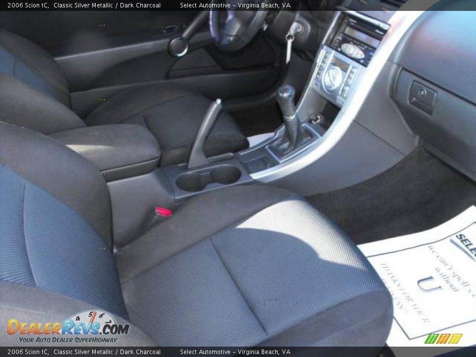 2006 Scion tC Classic Silver Metallic / Dark Charcoal Photo #10