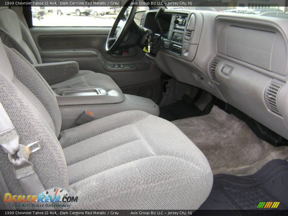 1999 Chevrolet Tahoe LS 4x4 Dark Carmine Red Metallic / Gray Photo #18