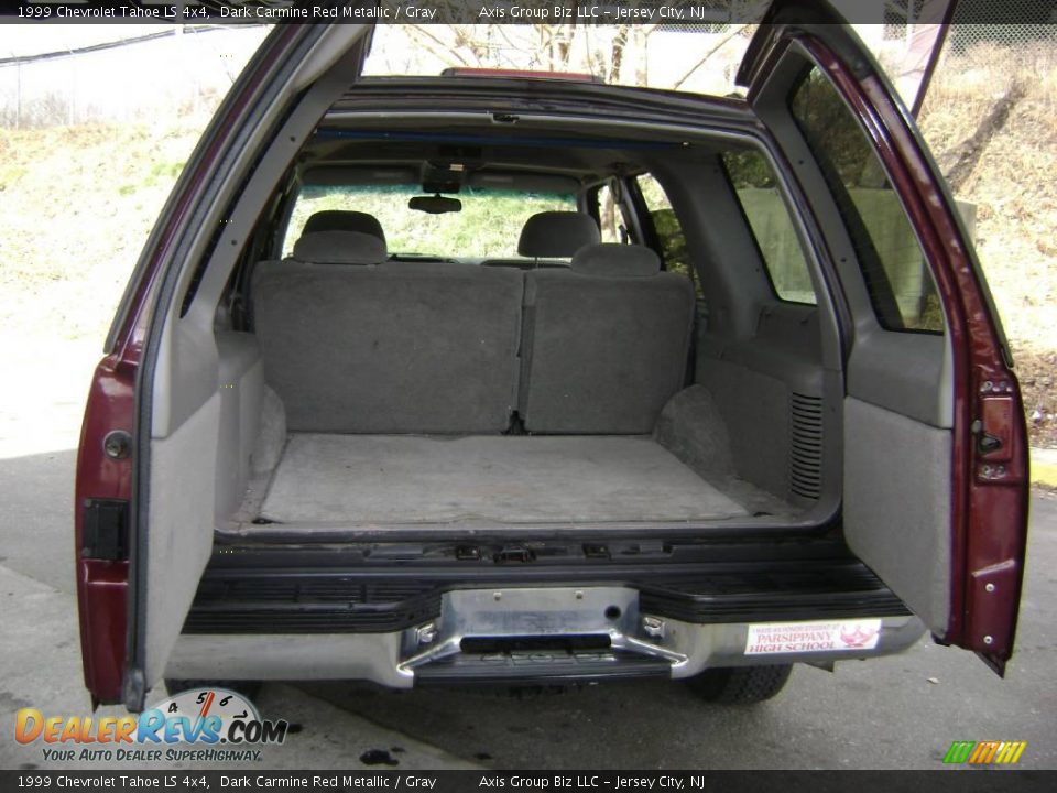 1999 Chevrolet Tahoe LS 4x4 Dark Carmine Red Metallic / Gray Photo #21