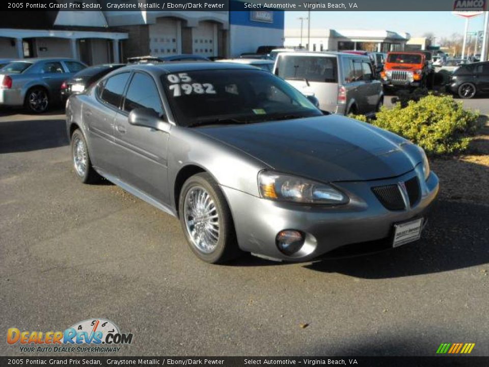 2005 Pontiac Grand Prix Sedan Graystone Metallic / Ebony/Dark Pewter Photo #3