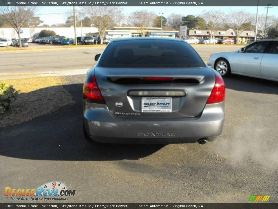 2005 Pontiac Grand Prix Sedan Graystone Metallic / Ebony/Dark Pewter Photo #6