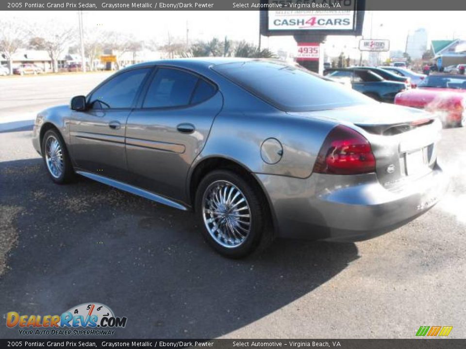 2005 Pontiac Grand Prix Sedan Graystone Metallic / Ebony/Dark Pewter Photo #7