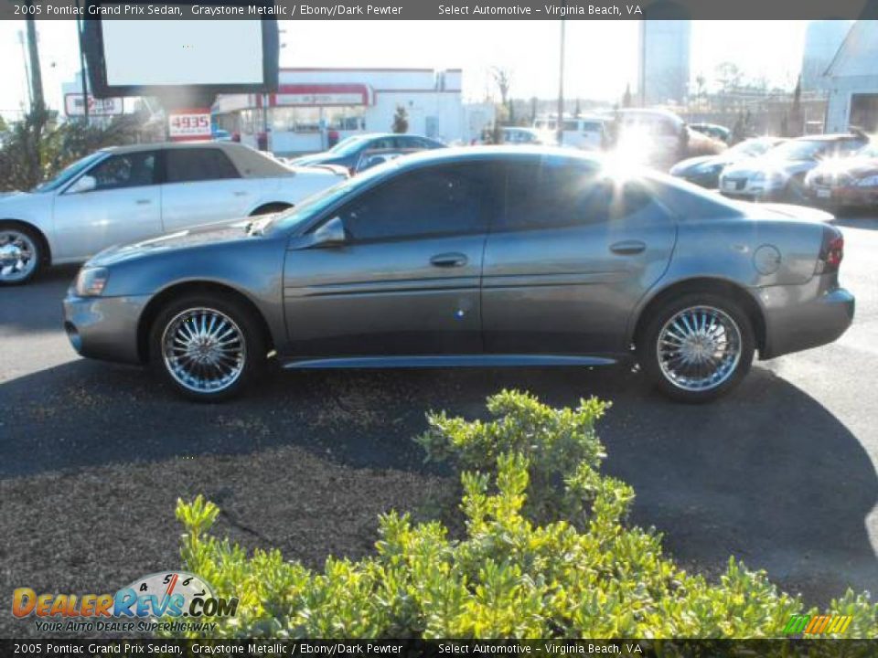 2005 Pontiac Grand Prix Sedan Graystone Metallic / Ebony/Dark Pewter Photo #8