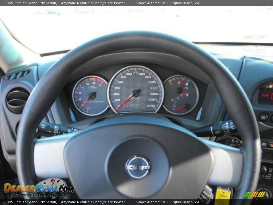 2005 Pontiac Grand Prix Sedan Graystone Metallic / Ebony/Dark Pewter Photo #11