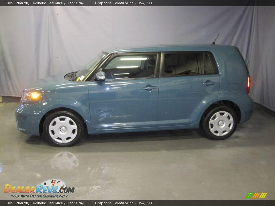 2009 Scion xB Hypnotic Teal Mica / Dark Gray Photo #2