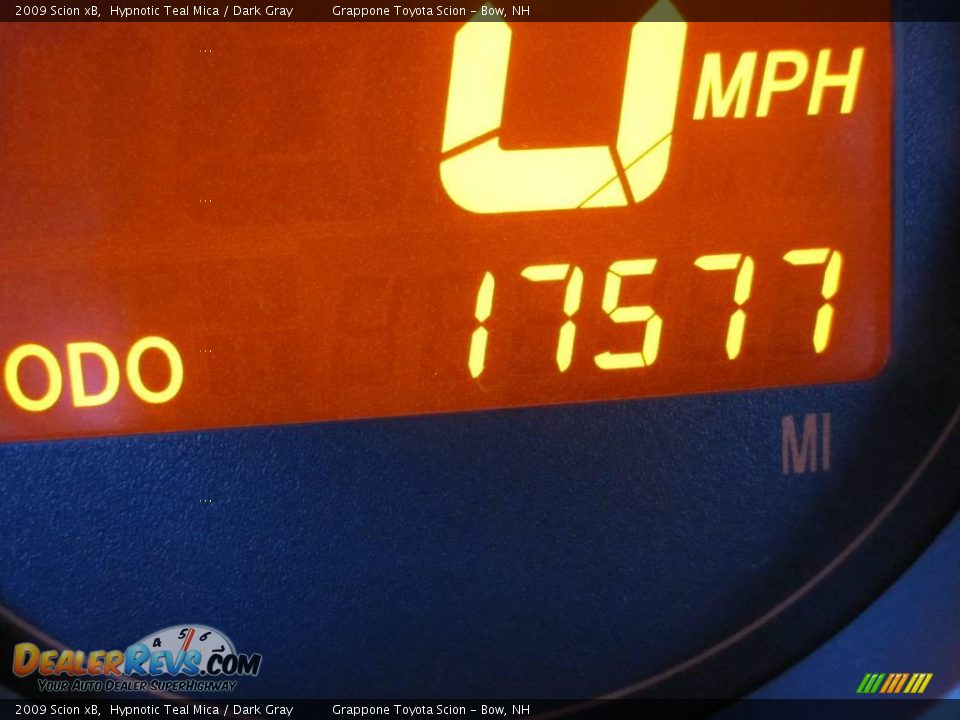 2009 Scion xB Hypnotic Teal Mica / Dark Gray Photo #11
