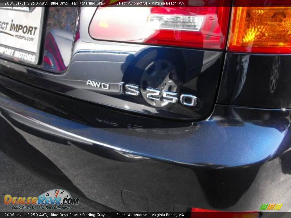 2006 Lexus IS 250 AWD Blue Onyx Pearl / Sterling Gray Photo #5