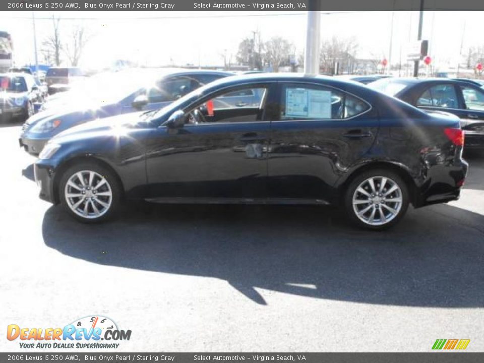 2006 Lexus IS 250 AWD Blue Onyx Pearl / Sterling Gray Photo #7