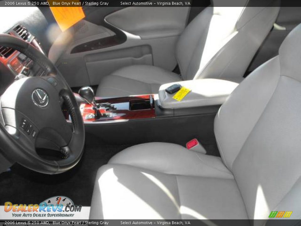 2006 Lexus IS 250 AWD Blue Onyx Pearl / Sterling Gray Photo #10