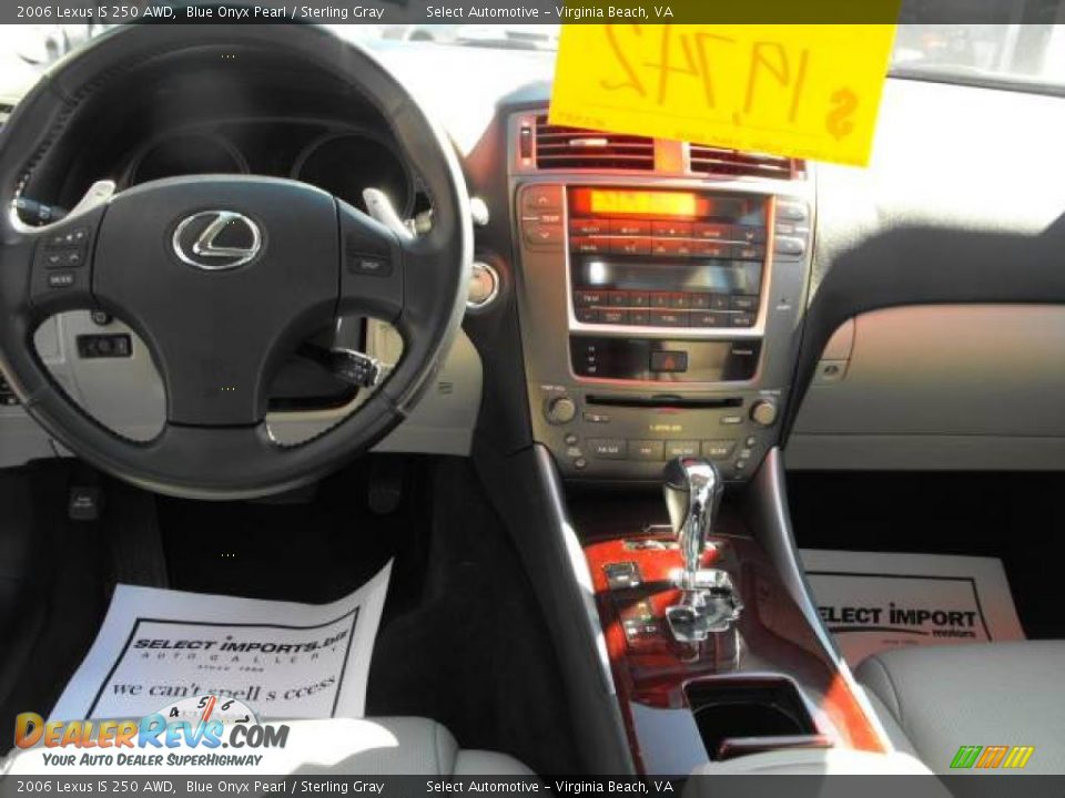 2006 Lexus IS 250 AWD Blue Onyx Pearl / Sterling Gray Photo #11