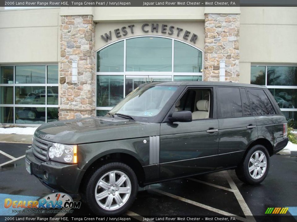 2006 Land Rover Range Rover HSE Tonga Green Pearl / Ivory/Aspen Photo #1