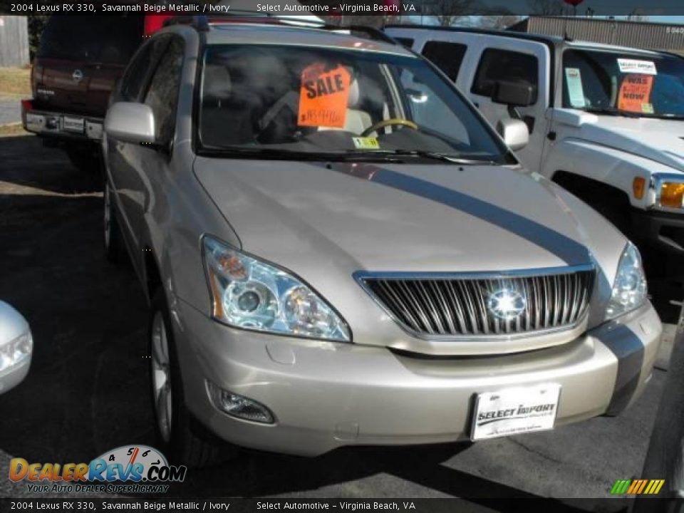 2004 Lexus RX 330 Savannah Beige Metallic / Ivory Photo #1