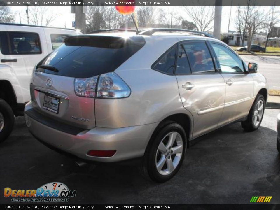 2004 Lexus RX 330 Savannah Beige Metallic / Ivory Photo #3