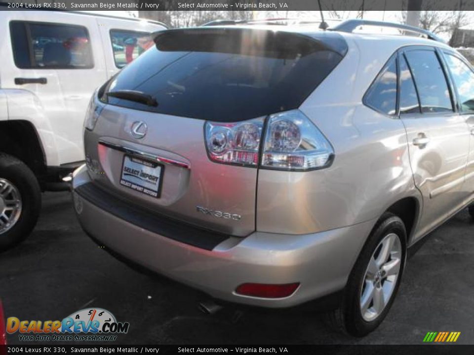 2004 Lexus RX 330 Savannah Beige Metallic / Ivory Photo #4