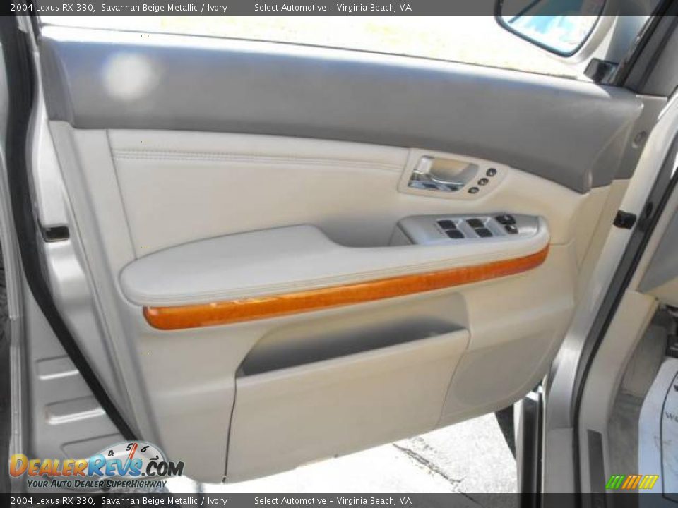 2004 Lexus RX 330 Savannah Beige Metallic / Ivory Photo #6
