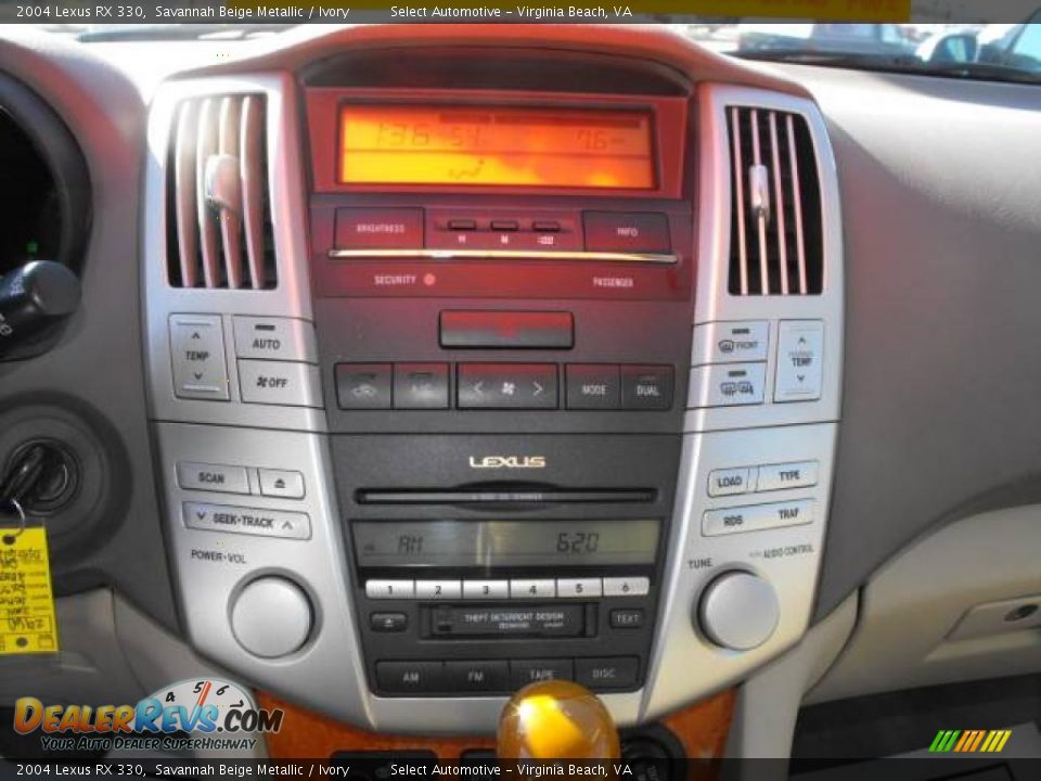 2004 Lexus RX 330 Savannah Beige Metallic / Ivory Photo #9