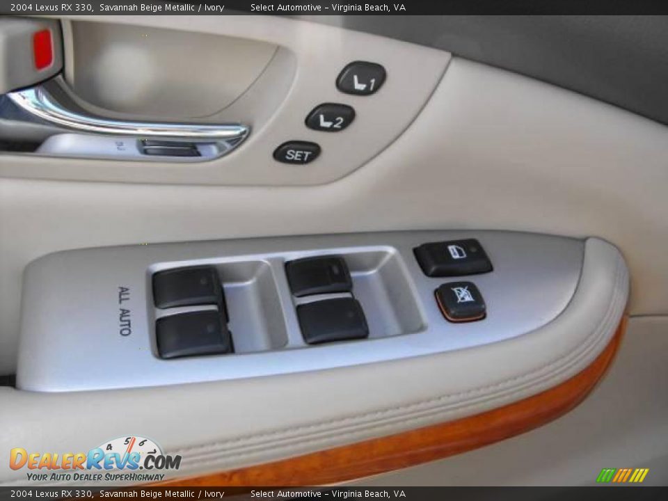 2004 Lexus RX 330 Savannah Beige Metallic / Ivory Photo #11