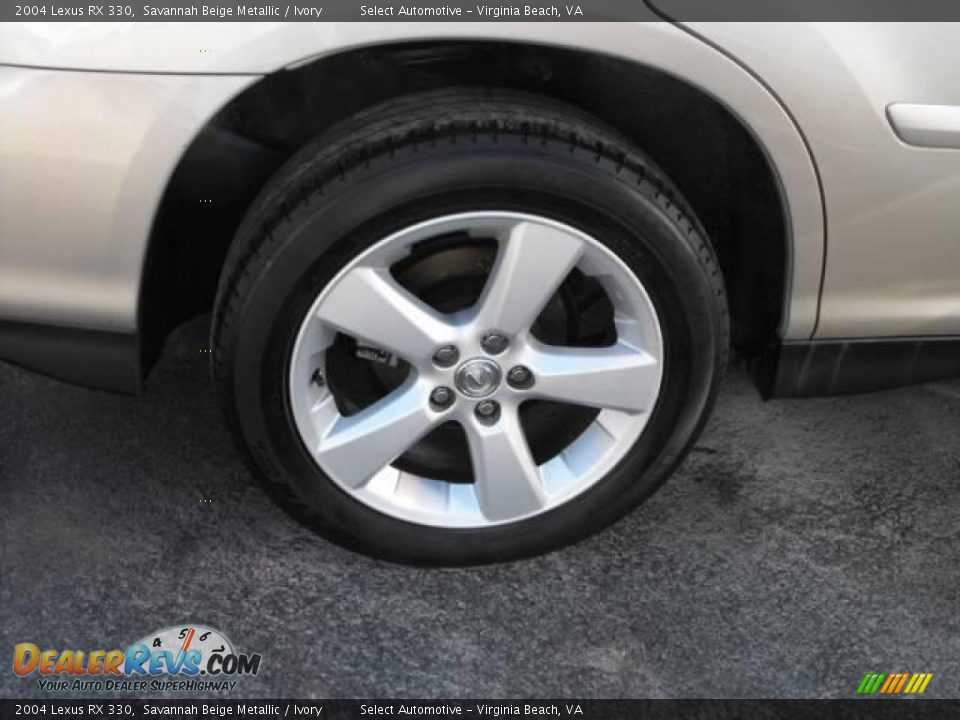 2004 Lexus RX 330 Savannah Beige Metallic / Ivory Photo #14