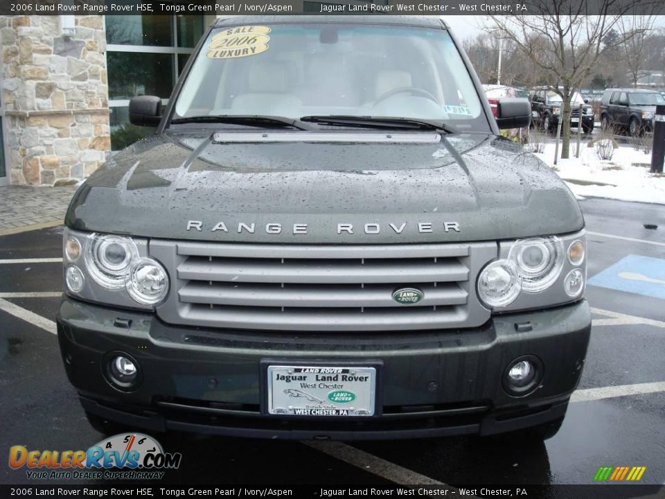 2006 Land Rover Range Rover HSE Tonga Green Pearl / Ivory/Aspen Photo #4