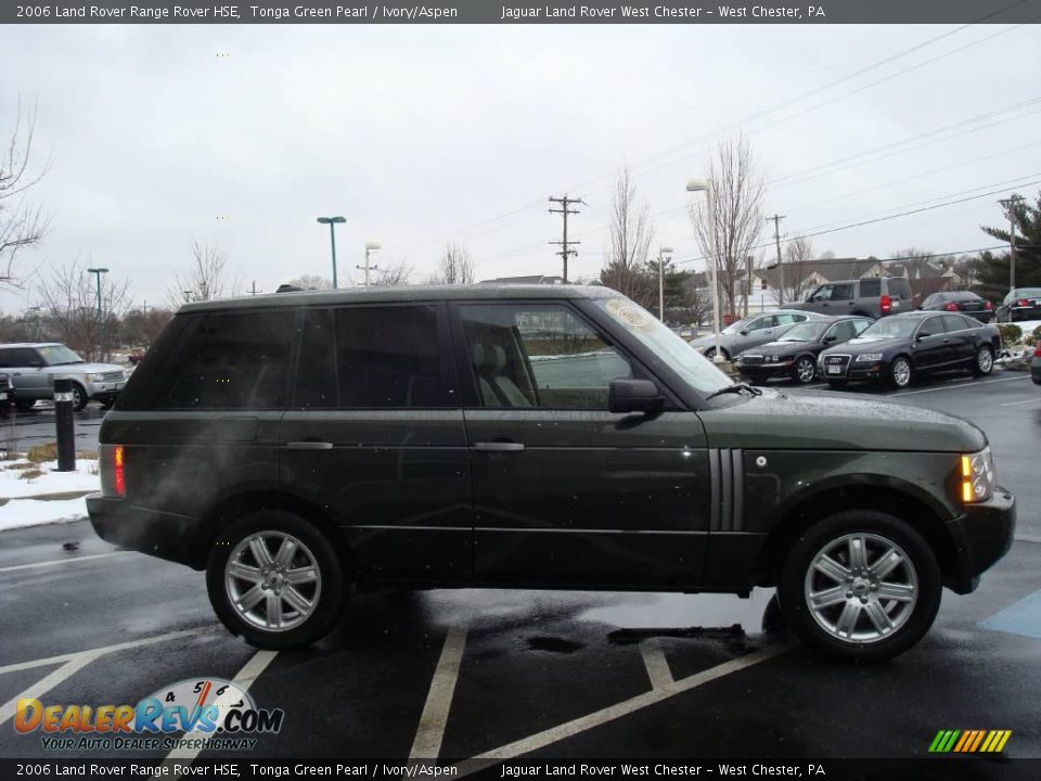 2006 Land Rover Range Rover HSE Tonga Green Pearl / Ivory/Aspen Photo #6