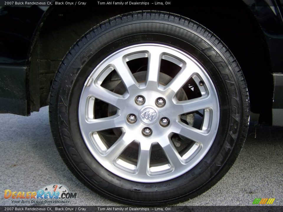 2007 Buick Rendezvous CX Black Onyx / Gray Photo #8