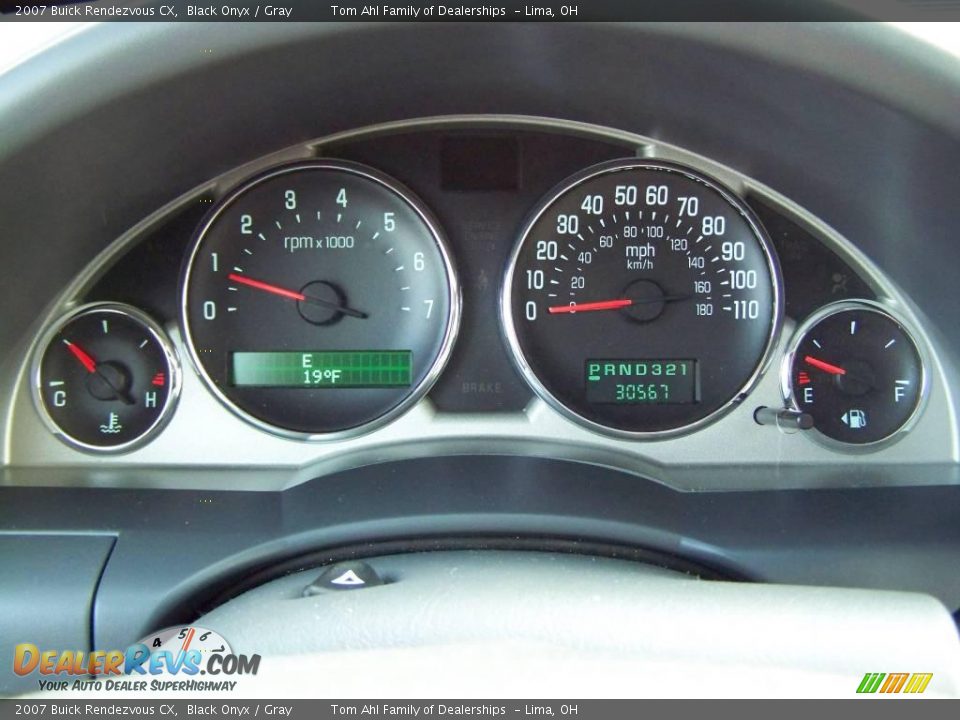 2007 Buick Rendezvous CX Black Onyx / Gray Photo #19