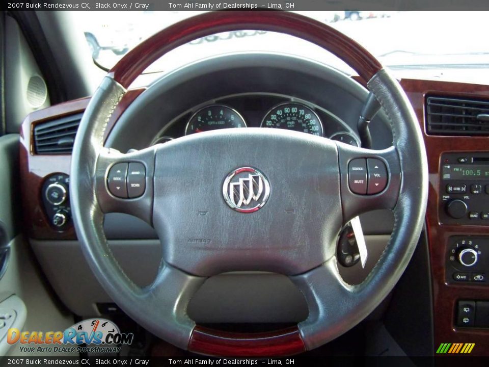 2007 Buick Rendezvous CX Black Onyx / Gray Photo #20