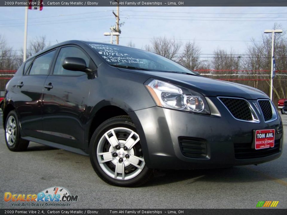 2009 Pontiac Vibe 2.4 Carbon Gray Metallic / Ebony Photo #1