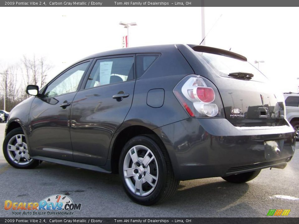 2009 Pontiac Vibe 2.4 Carbon Gray Metallic / Ebony Photo #3