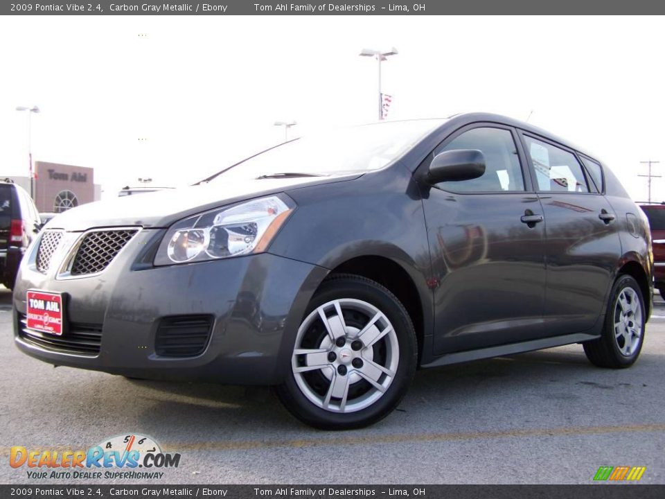 2009 Pontiac Vibe 2.4 Carbon Gray Metallic / Ebony Photo #4