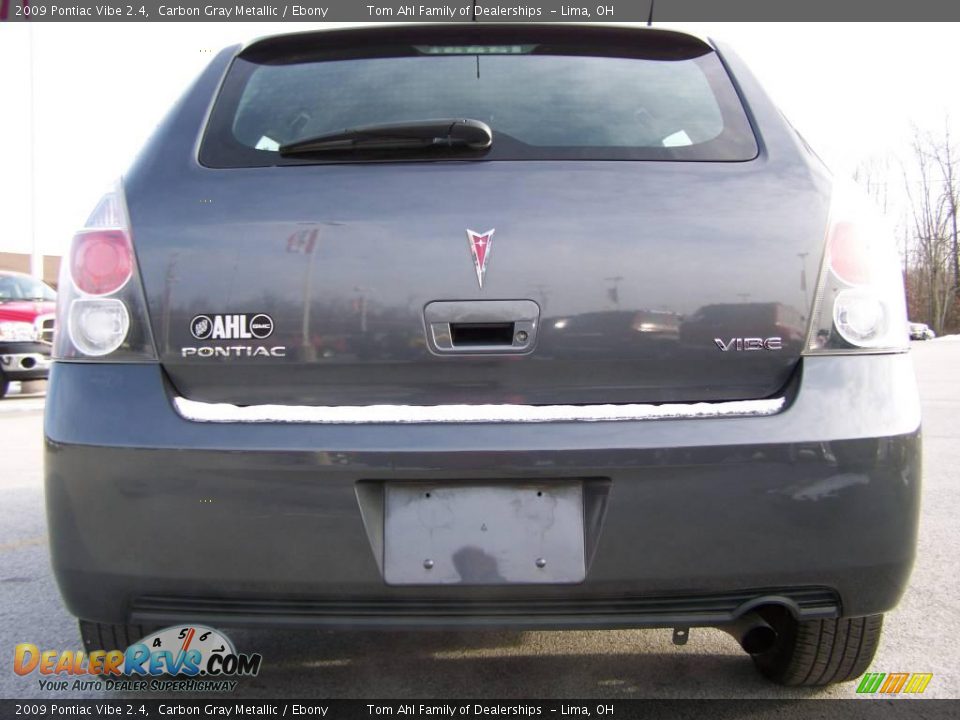 2009 Pontiac Vibe 2.4 Carbon Gray Metallic / Ebony Photo #5