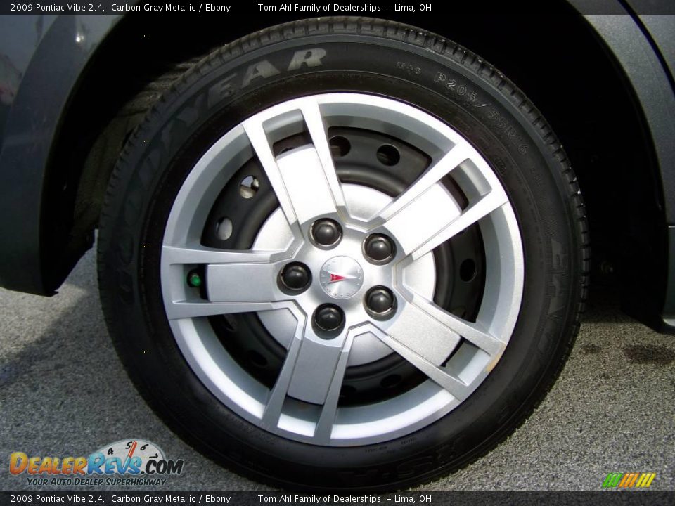 2009 Pontiac Vibe 2.4 Carbon Gray Metallic / Ebony Photo #7