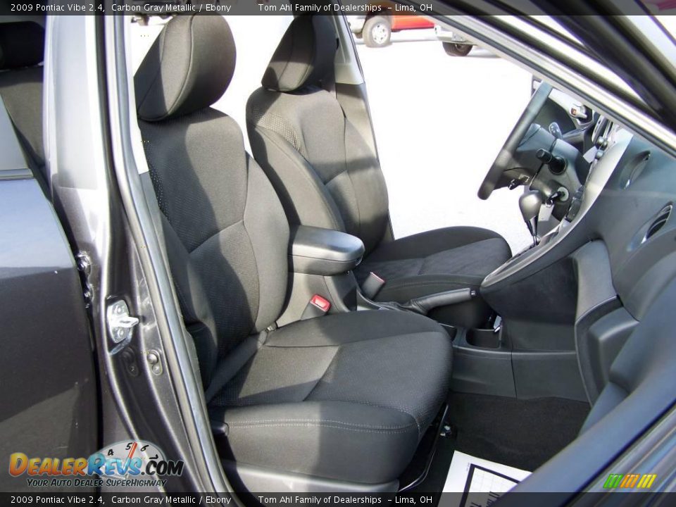 2009 Pontiac Vibe 2.4 Carbon Gray Metallic / Ebony Photo #13