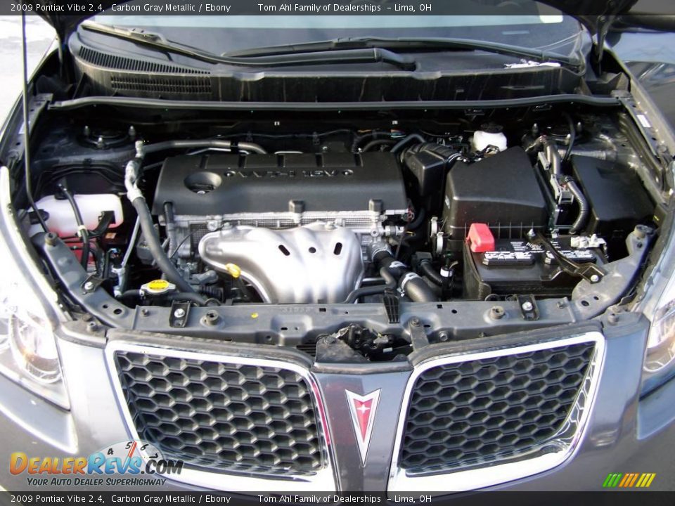 2009 Pontiac Vibe 2.4 Carbon Gray Metallic / Ebony Photo #15