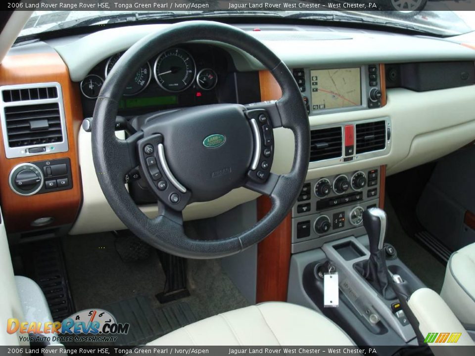 2006 Land Rover Range Rover HSE Tonga Green Pearl / Ivory/Aspen Photo #11