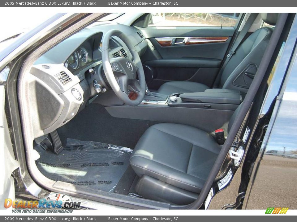 2009 Mercedes-Benz C 300 Luxury Black / Black Photo #5