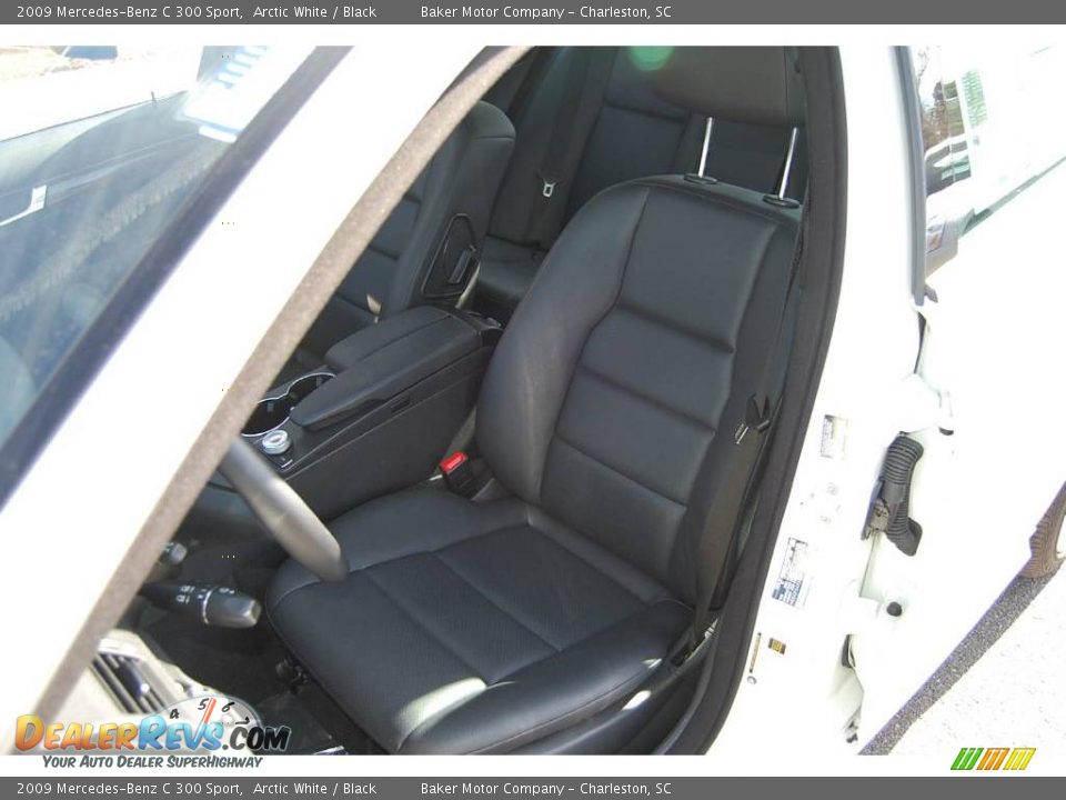 2009 Mercedes-Benz C 300 Sport Arctic White / Black Photo #6