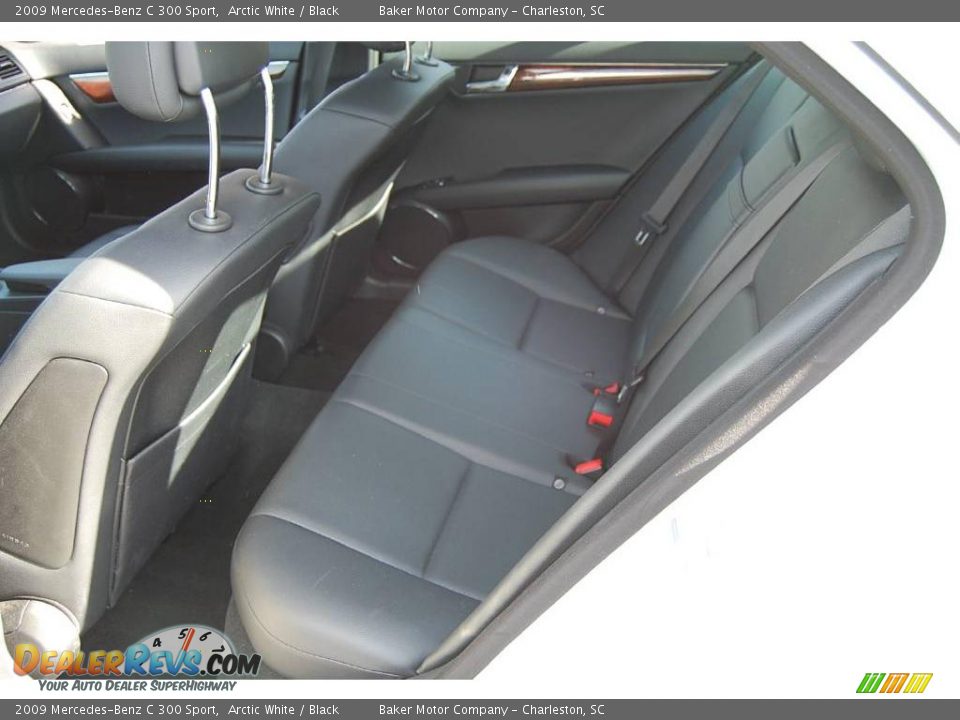 2009 Mercedes-Benz C 300 Sport Arctic White / Black Photo #8