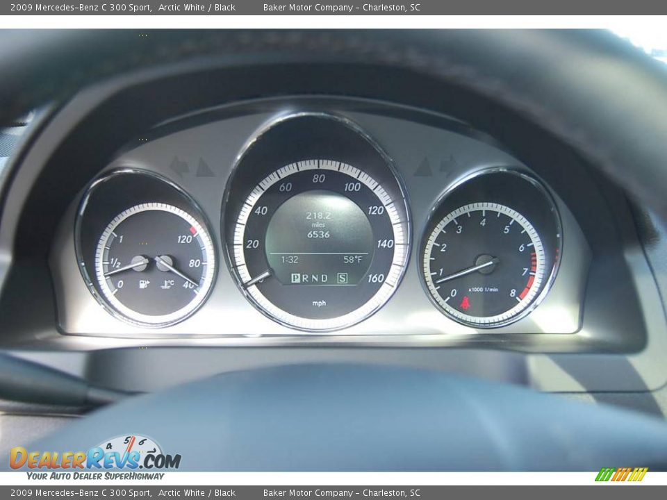 2009 Mercedes-Benz C 300 Sport Arctic White / Black Photo #24