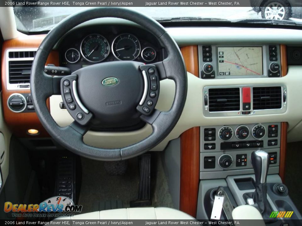 2006 Land Rover Range Rover HSE Tonga Green Pearl / Ivory/Aspen Photo #24