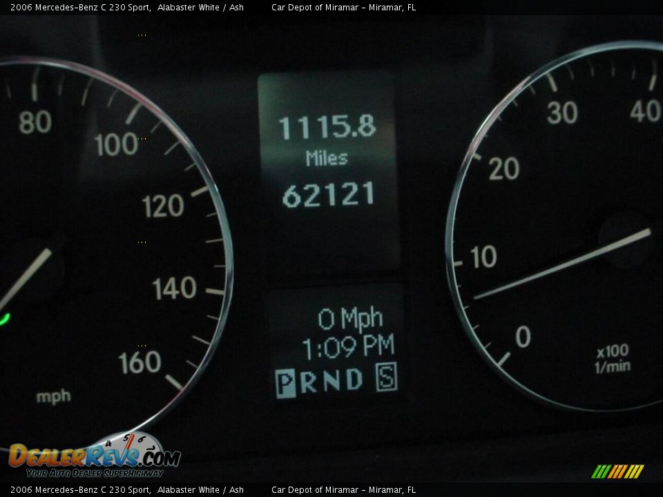 2006 Mercedes-Benz C 230 Sport Alabaster White / Ash Photo #19