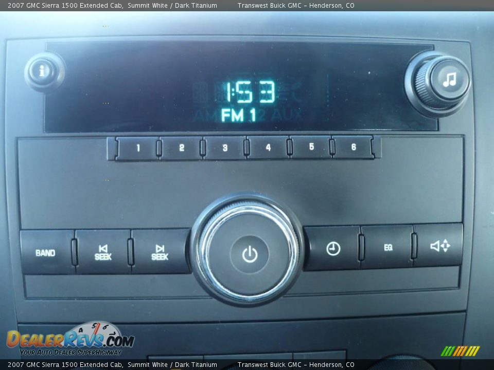 2007 GMC Sierra 1500 Extended Cab Summit White / Dark Titanium Photo #9