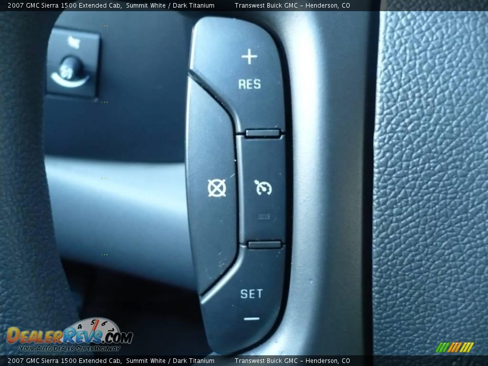 2007 GMC Sierra 1500 Extended Cab Summit White / Dark Titanium Photo #11