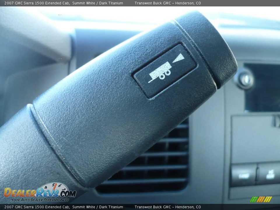 2007 GMC Sierra 1500 Extended Cab Summit White / Dark Titanium Photo #12