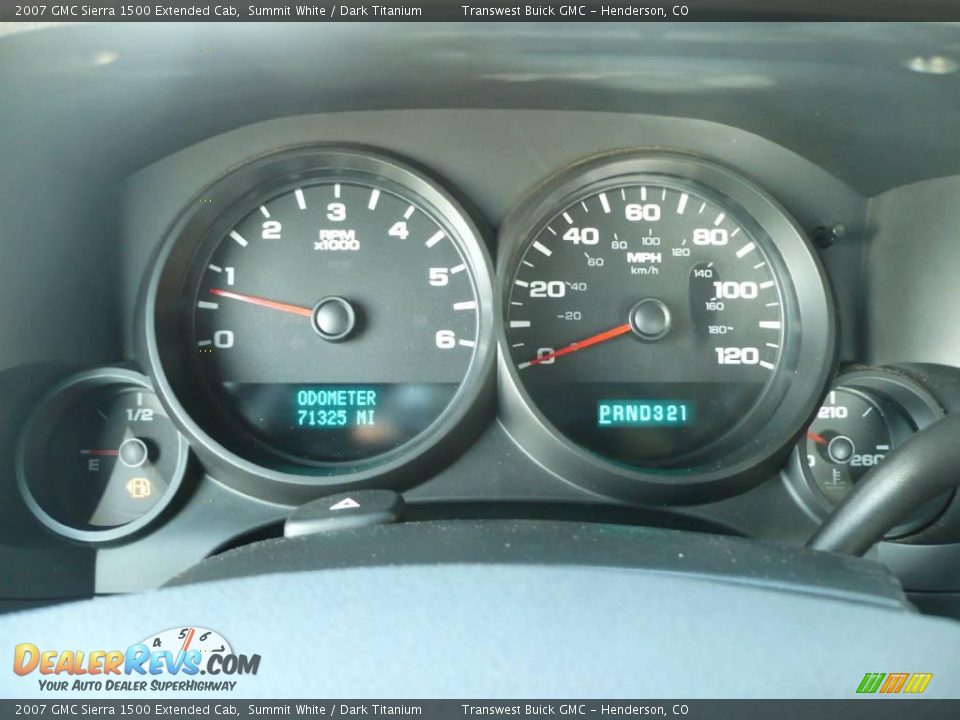 2007 GMC Sierra 1500 Extended Cab Summit White / Dark Titanium Photo #14