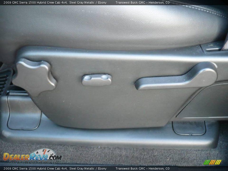 2009 GMC Sierra 1500 Hybrid Crew Cab 4x4 Steel Gray Metallic / Ebony Photo #18