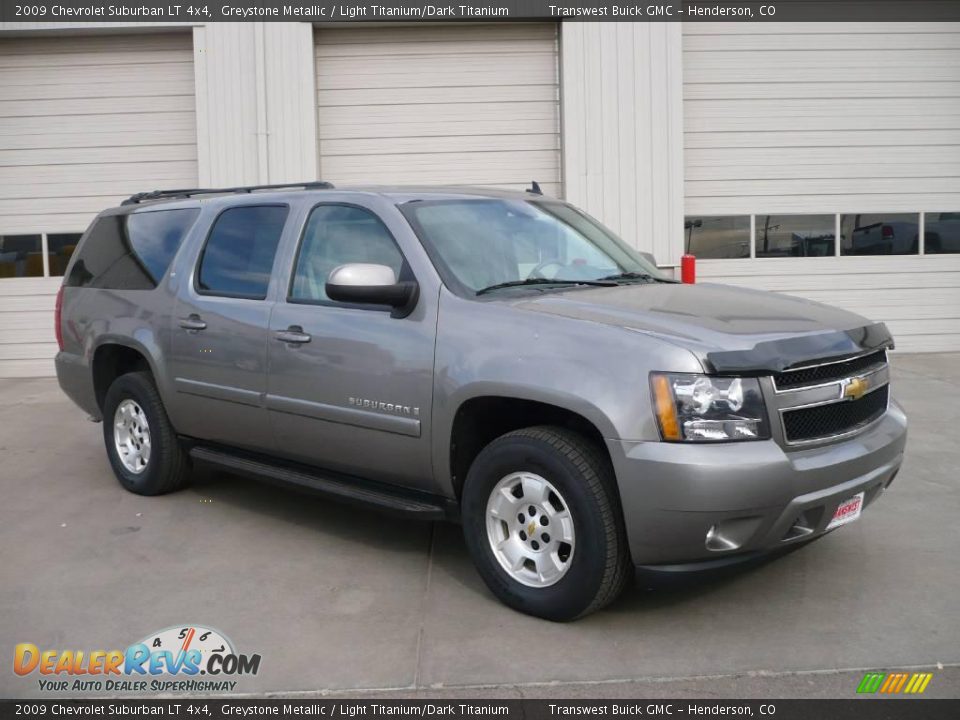 2009 Chevrolet Suburban LT 4x4 Greystone Metallic / Light Titanium/Dark Titanium Photo #1