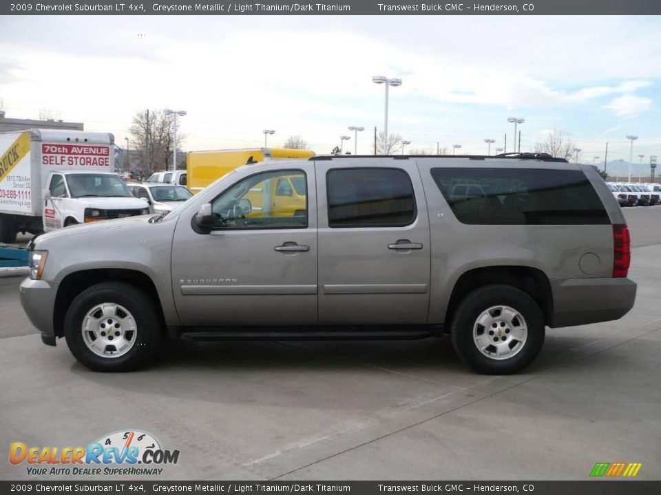 2009 Chevrolet Suburban LT 4x4 Greystone Metallic / Light Titanium/Dark Titanium Photo #4