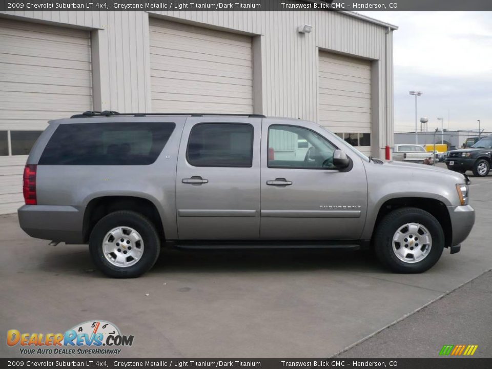 2009 Chevrolet Suburban LT 4x4 Greystone Metallic / Light Titanium/Dark Titanium Photo #6